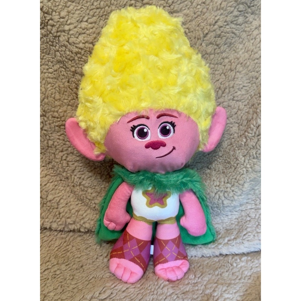 DreamWorks Trolls Band Together Viva Plush 13" Toy Factory Yellow Hair Doll